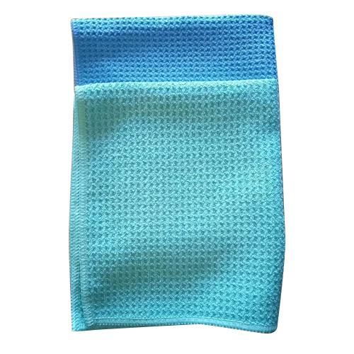Microfiber Waffle Cloth - Gsm 450, 80:20 Polyester/polyamide, 35x40 Cm, 63 Gms | Ideal For Car Cleaning