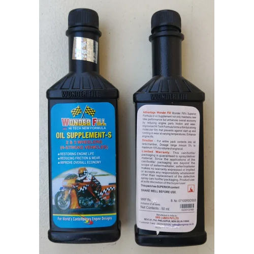 Car Engine Oil Additives - 100-200 Ml Foam Liquid Bottle | Enhances Engine Performance, Prevents Oil Degradation, Improves Fuel Efficiency
