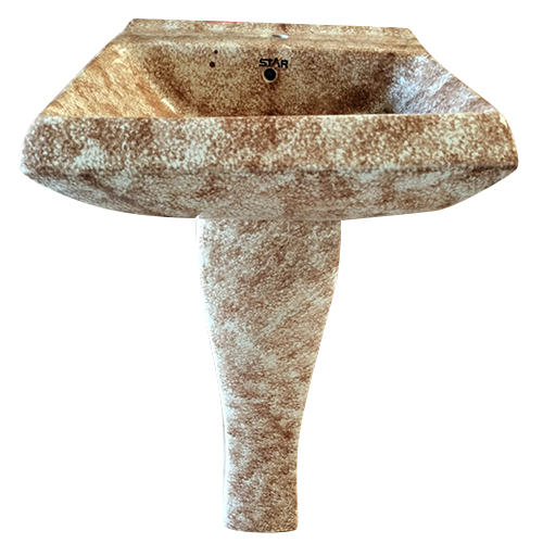 Any Color Printed Alpha Marbles Wash Basin Set