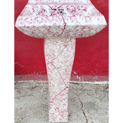 Any Color Printed Alpha Marbles Wash Basin Set
