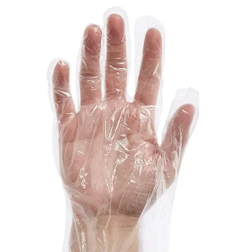 पारदर्शी पॉली दस्ताने
