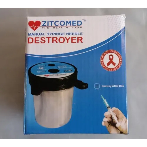 मैनुअल सिरिंज सुई डिस्ट्रॉयर डीलक्स ब्लेड सामग्री: स्टेनलेस स्टील