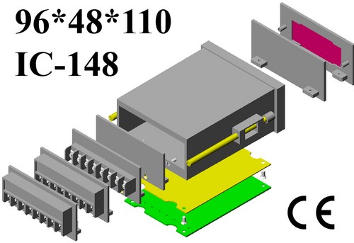 Digital panel meter cabinet DIN 96*48*110