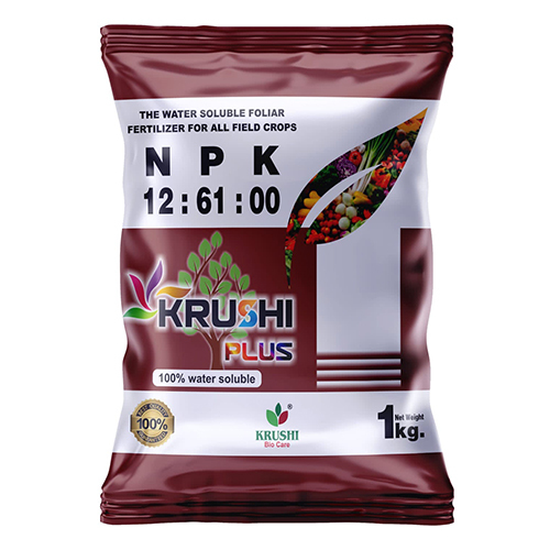 1Kg Npk 12-61-00 Water Soluble Foliar Fertilizer - Application: Agriculture