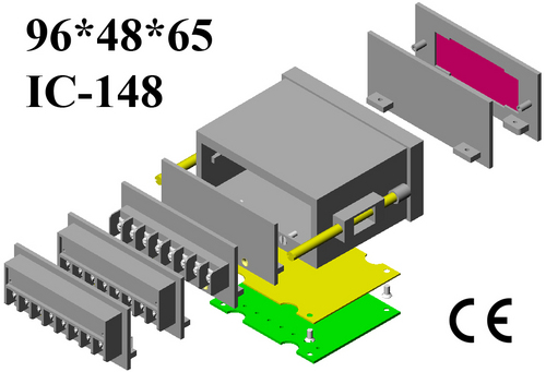 Digital panel meter enclosure DIN 96*48*065