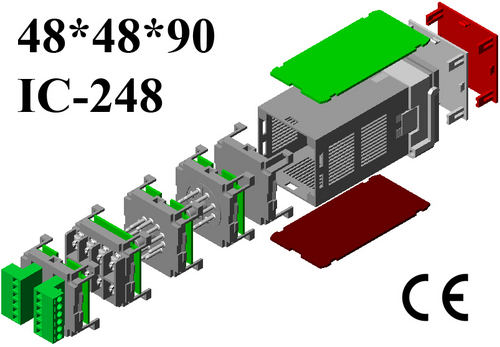 प्लास्टिक पैनल इनक्लोजर DIN 48*48*90