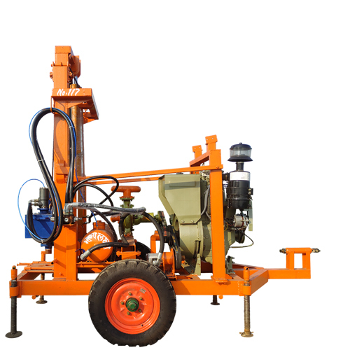 Semi-Automatic Indra22Eh Portable Borewell Machine