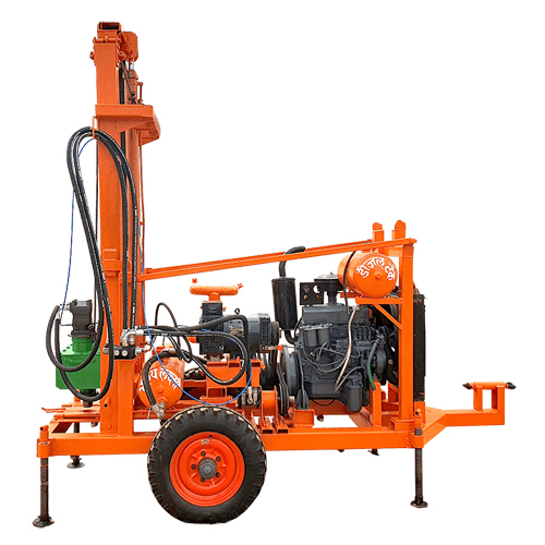 Semi-Automatic Indra4Cth Portable Borewell Machine