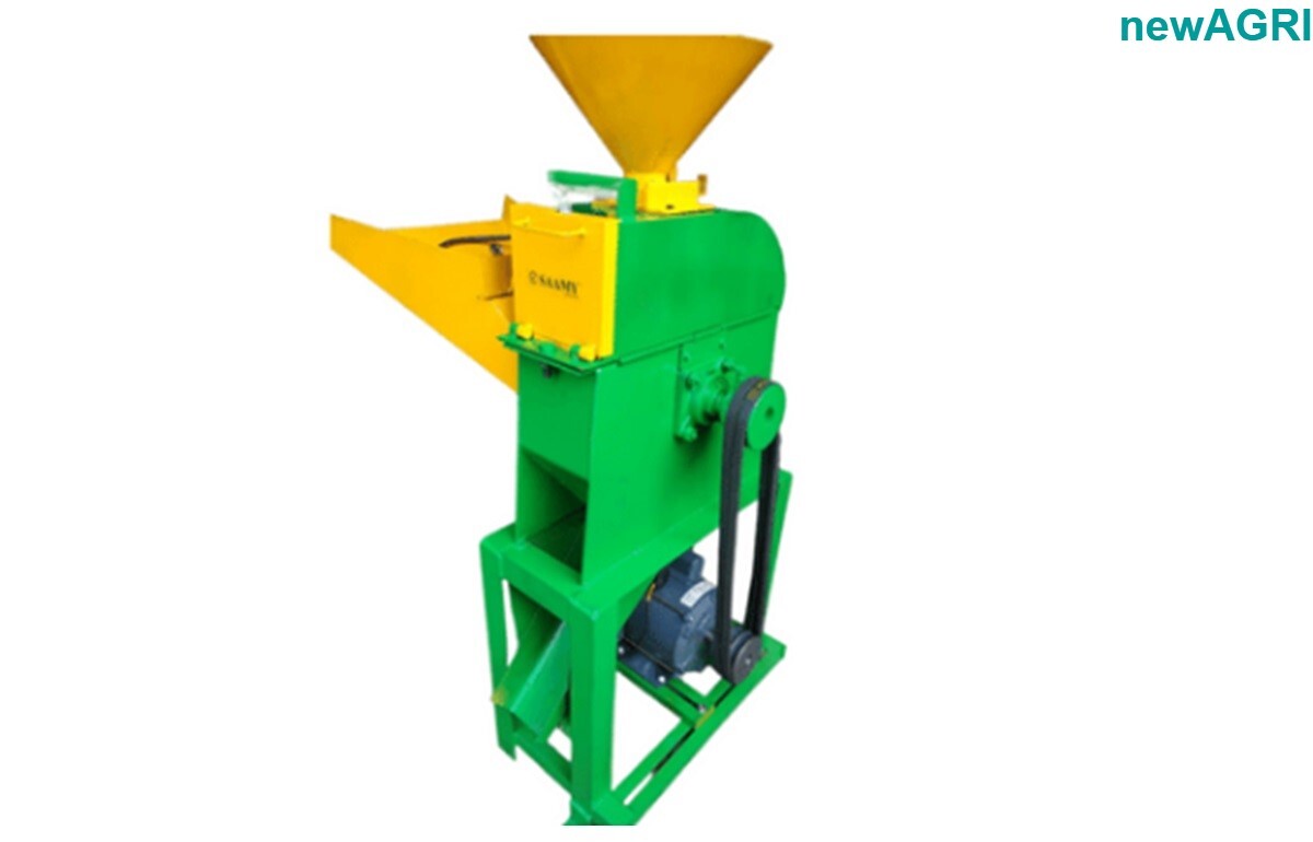 Chaff Cutter With Pulverizer - 2hp Motor 400-600kg/hr Capacity | Green Gear Drive 12mm Cutting Size 120kg Lightweight Design Ideal For Dairy And Goat Farms