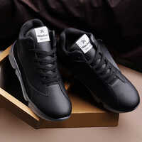 Men's synthetic hot sale leather shoes