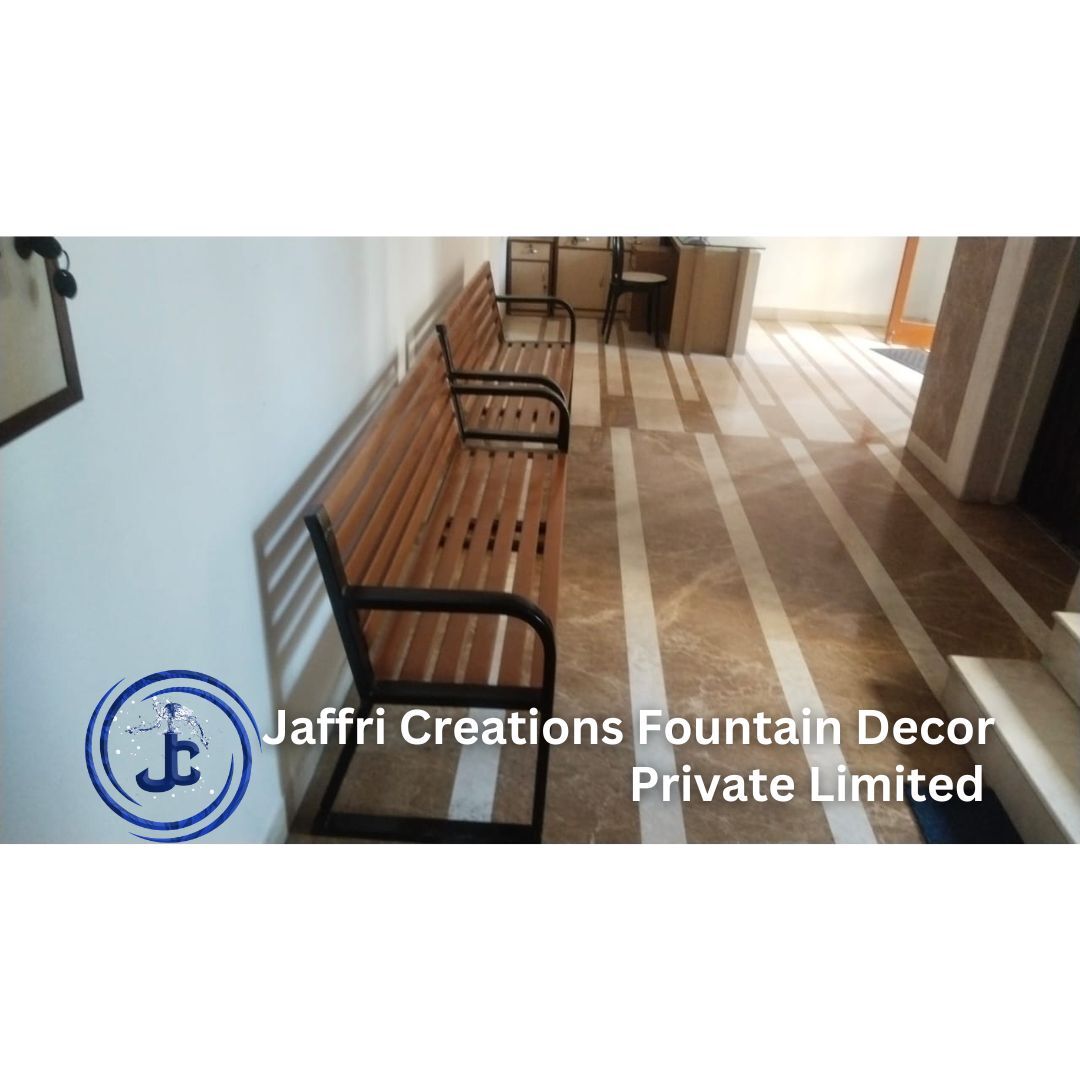 Garden Bench - Wooden And Metal, Traditional Style In Brown Color | Ideal For Outdoor Gardens, Parks, And Public Spaces, 1-year Warranty