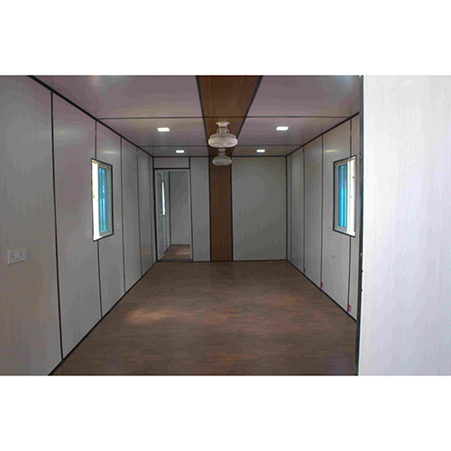 Portable Office Cabin - Steel Structure, Compact Size, Pvc Windows And Doors | Enhanced Security With Lockable Features, Flexible Design Options