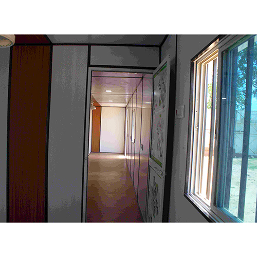 Portable Office Cabin - Steel Structure, Compact Size, Pvc Windows And Doors | Enhanced Security With Lockable Features, Flexible Design Options