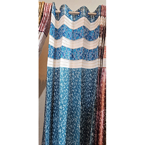 Door Printed Curtain - Cotton Fabric, Various Sizes Available, Multiple Colors, Anti-UV Protection, Stylish Printed Design for Enhanced Privacy