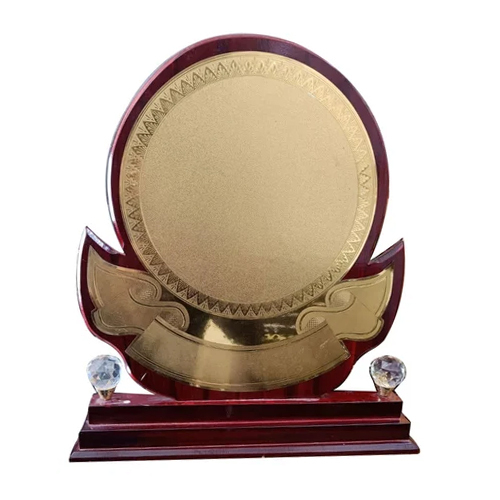 Round Wooden Trophy - High-quality Wood, Customized Sizes Available, Multiple Color Options | Classic Design, Competitive Style, Perfect For Sports Achievements