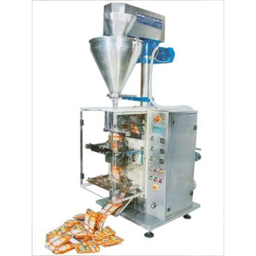 Automatic Wheat Flour Pouch Packing Machine - Stainless Steel, 600 Kilograms, Silver | Efficient Automatic Operation, 440 Volt Electric Drive