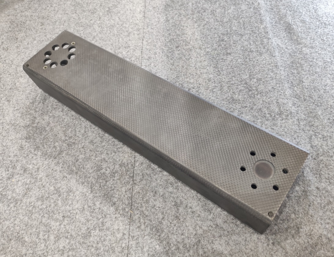 Cnc Cutting High Stiff Light Weight Square Carbon Fiber Tube For Robot Arm - Color: Black