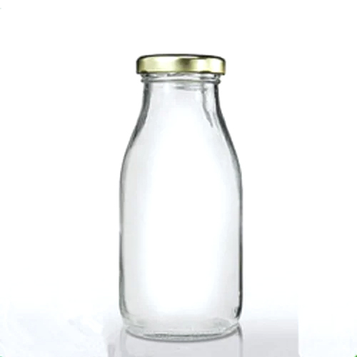 Milk Glass Bottle - Color: White