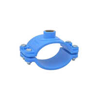 PP SADDLE - Stainless Steel & Brass, Blue Round Shape | High Durability & Reliable Branch Connection for Industrial & Commercial Use
