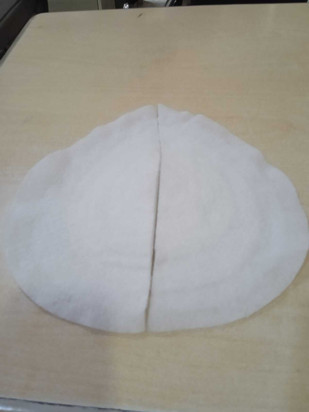 Shoulder Pads - Nonwoven Material, Size 8x8 To 12x12 Cm, Color White, Thickness 4-6 Mm | High Viscosity, Strong Shoulder Support, Plain Pattern