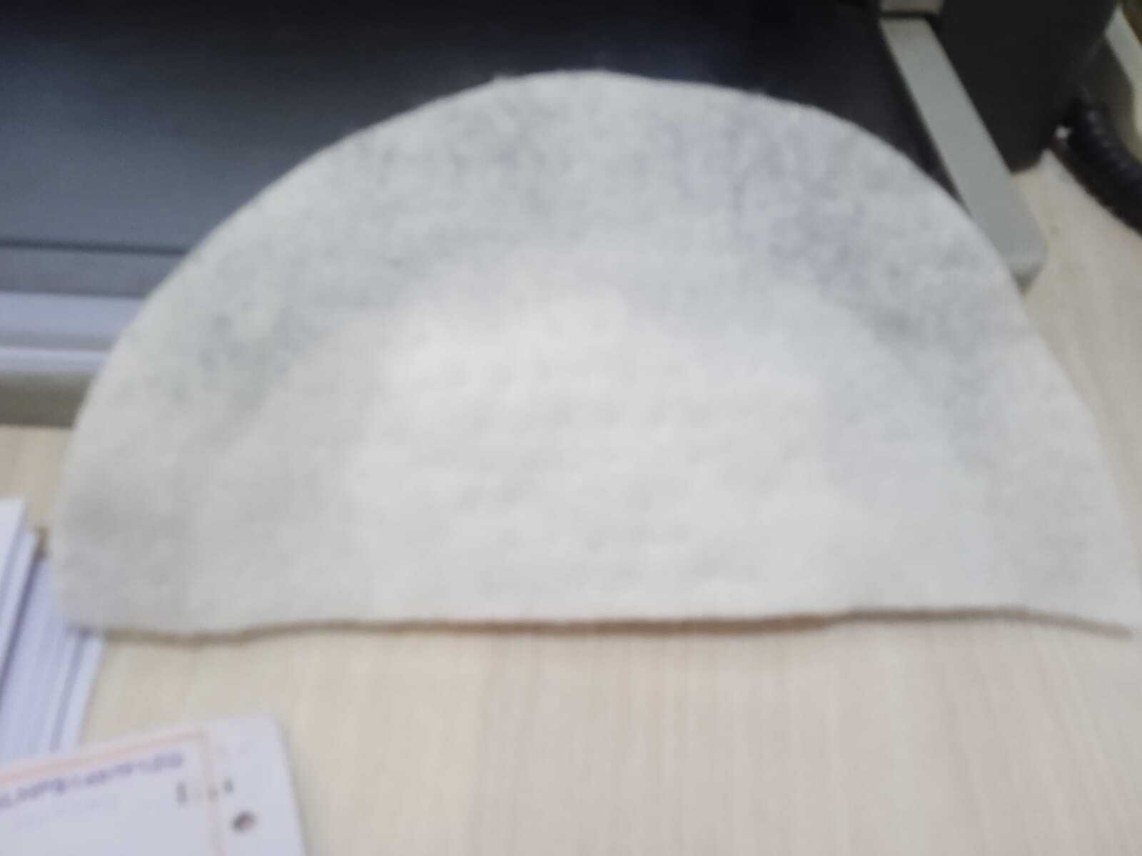 Shoulder Pad - Nonwoven Fabric, Size 8x8 To 12x12 Cm, Color White, Thickness 4mm To 6mm | High Viscosity, Strong Shoulder Support, Plain Pattern