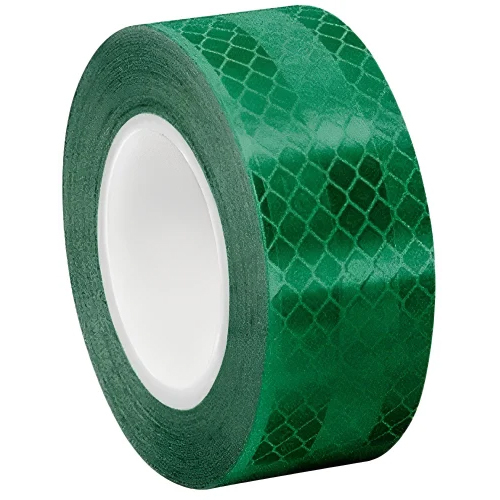 Green 30M Pvc Reflective Tape Roll