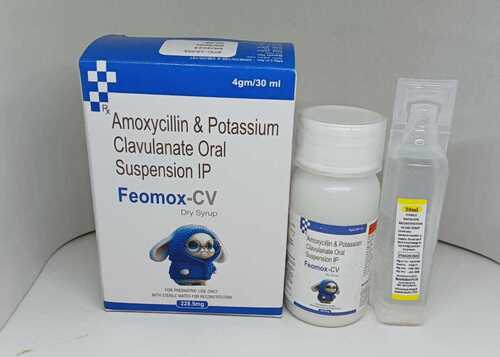 एमोक्सीसिलिन पोटेशियम क्लेवुलानिक मौखिक निलंबन आईपी