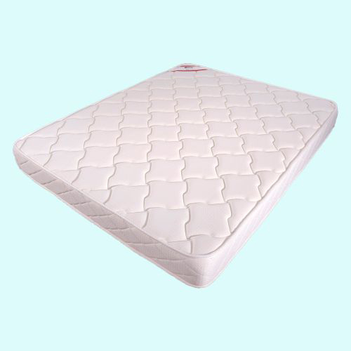 Flexy Comfort Mattress - High Resilience Foam, Soft PU Foam | Grey Cotton Full Size, 6 Inch Thick, 75x60 Inch Design, 7 Year Warranty