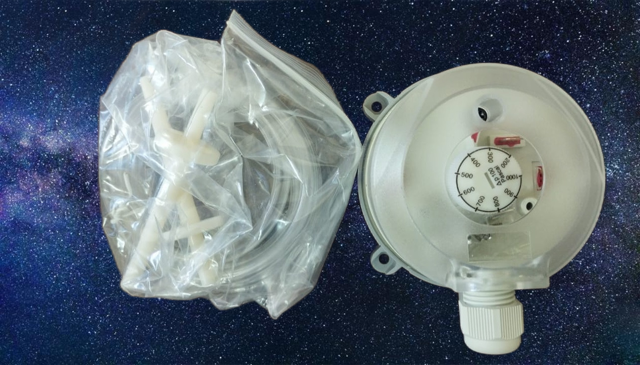 930.82 Gemtech Air Differential Pressure Switch 50-500 Pa