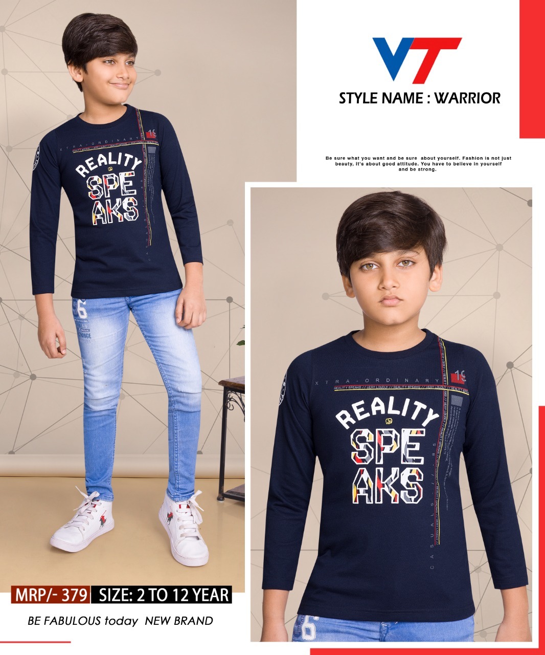 Kids Round Neck White Color T Shirt - Cotton, Size S, White | With Warranty, Designed For Male Comfort And Style