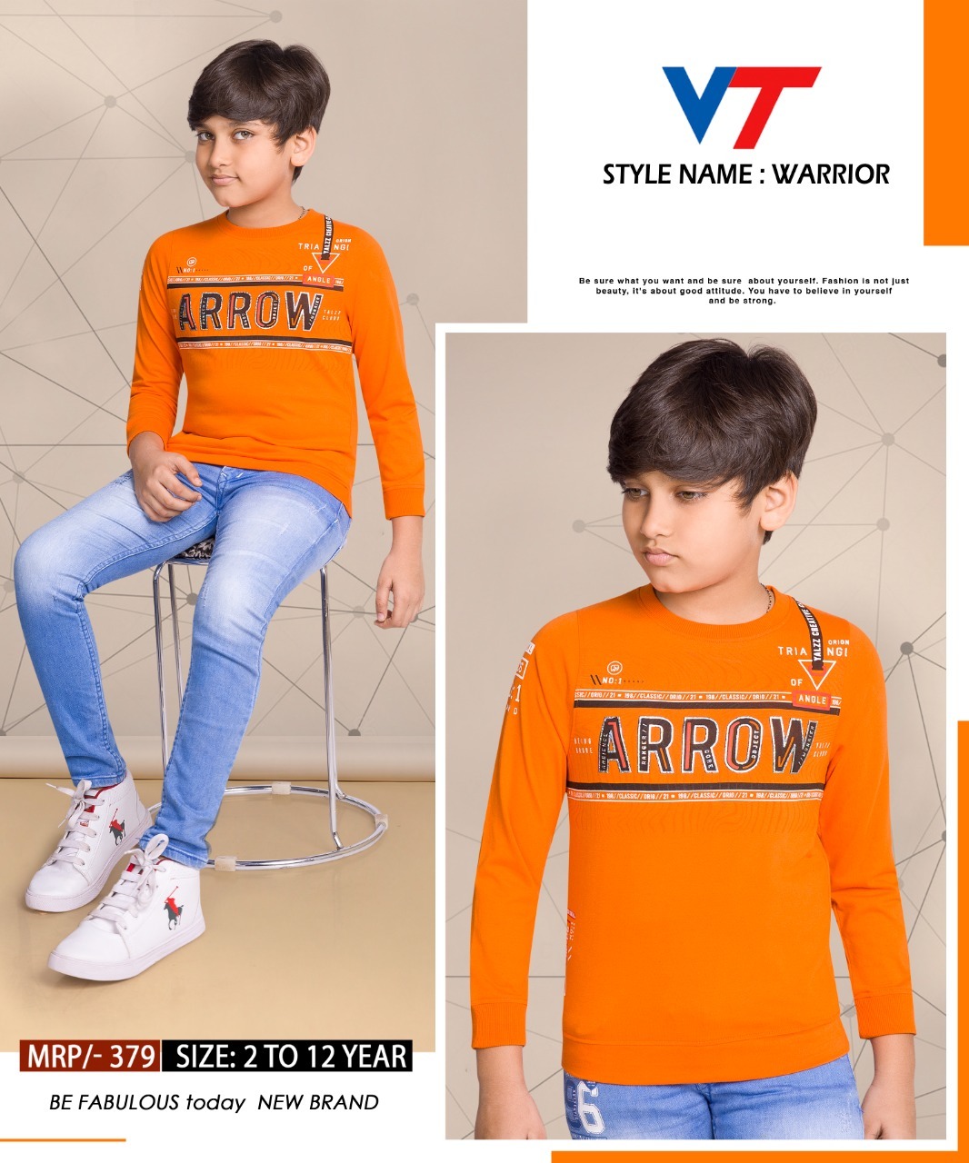 Kids Round Neck White Color T Shirt - Cotton, Size S, White | With Warranty, Designed For Male Comfort And Style