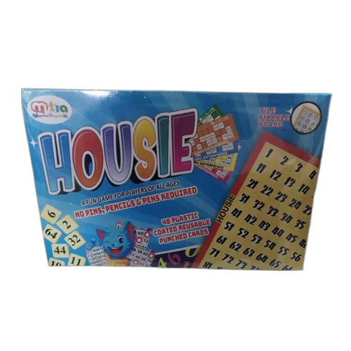 Tambola Game Housie - High Quality Multicolor Indoor Board Game | Engaging Fun for Children, Teaches Numbers & Basic Arithmetic