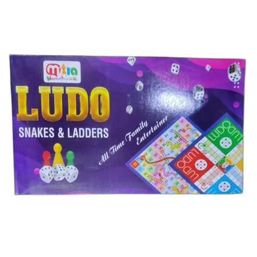 Ludo Board Game - Durable Plastic, 9 Inch Size, Multicolor | Fun Family Indoor Game for 2-4 Players, Perfect for All Ages
