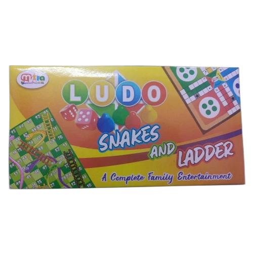 11 Inches Med Ludo - High-quality Material, 11 Inches Board Size, Multicolor | Engaging Dice Game For Family Fun And Social Skill Development