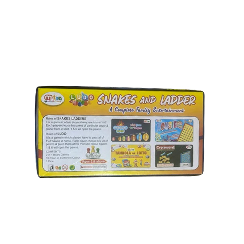 11 Inches Med Ludo - High-quality Material, 11 Inches Board Size, Multicolor | Engaging Dice Game For Family Fun And Social Skill Development