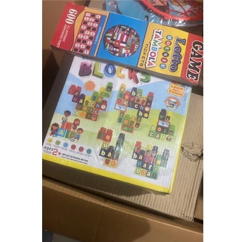 Kids Learning Block - High-quality Plastic, Various Sizes , Multicolor Educational Blocks For Learning Shapes, Colors, Numbers, And Letters