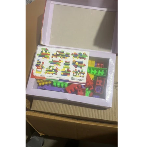 Building Block Toy - High-quality Plastic, Different Sizes Available , Multicolor Design For Creative Play And Skill Development