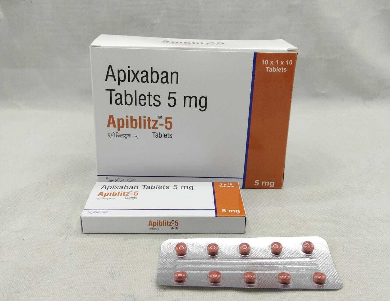 Apixaban Tablets - 10x10 Tablets, 36 Months Shelf Life | General Medicines, Recommended For Doctor, Store In Cool And Dry Place