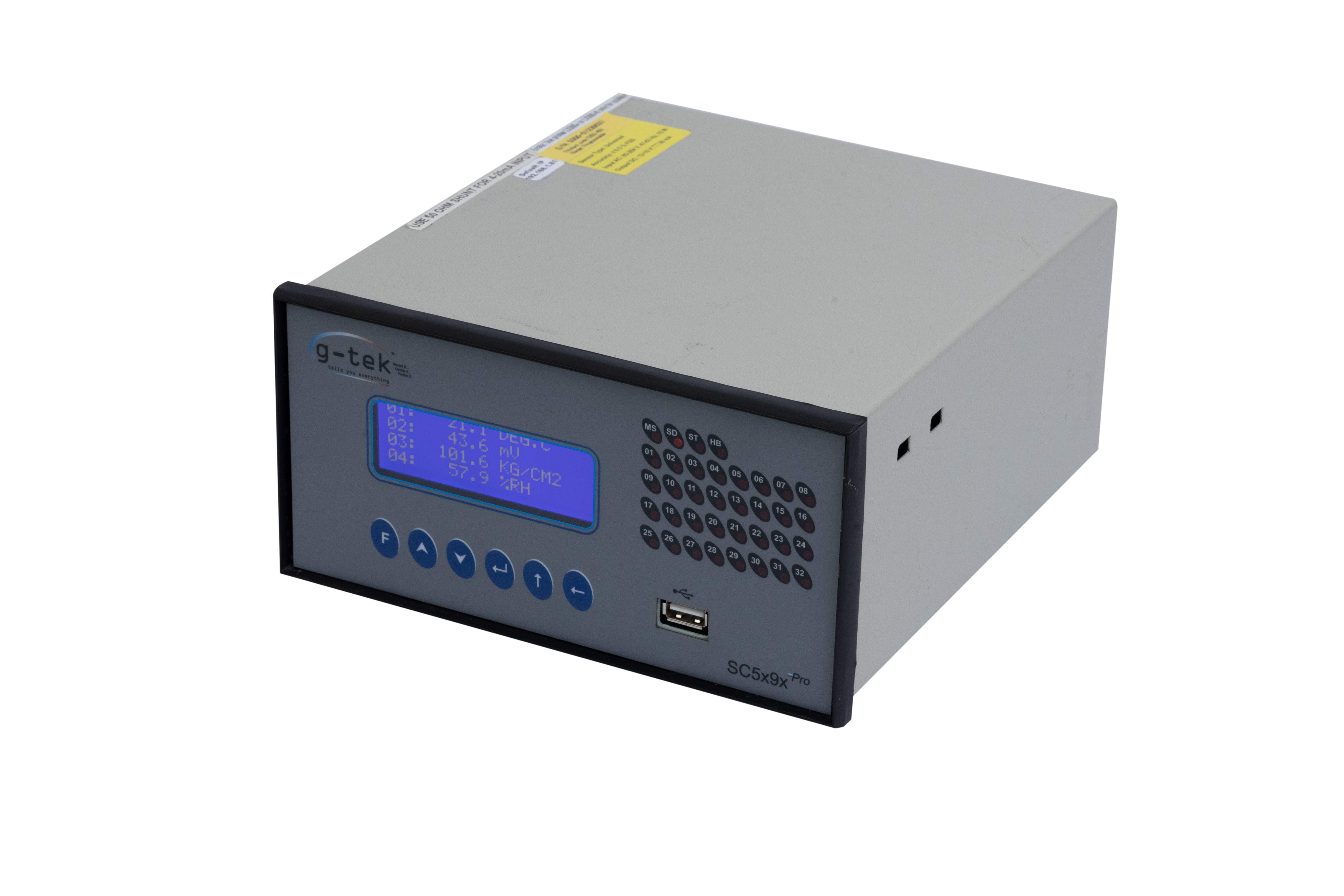 Multi Channel Temperature Data Logger Accuracy: A 0.25 Fsd A 1 Digit %