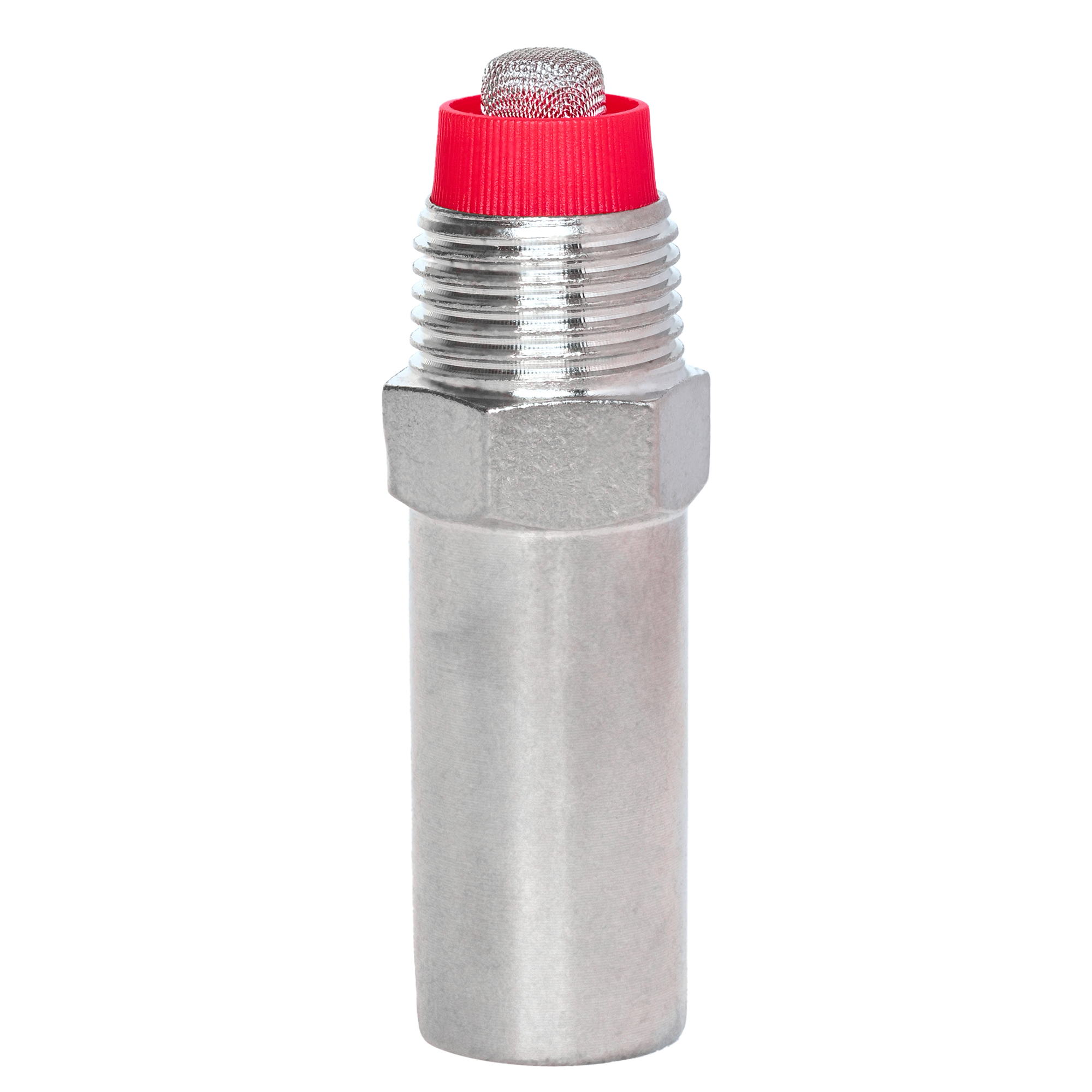 Pig Water Nipple Big Hex (Filter Cap) - Steel Material, Standard Size, Gray Color | Automatic Drinker With Adjustable Height For Optimal Water Access