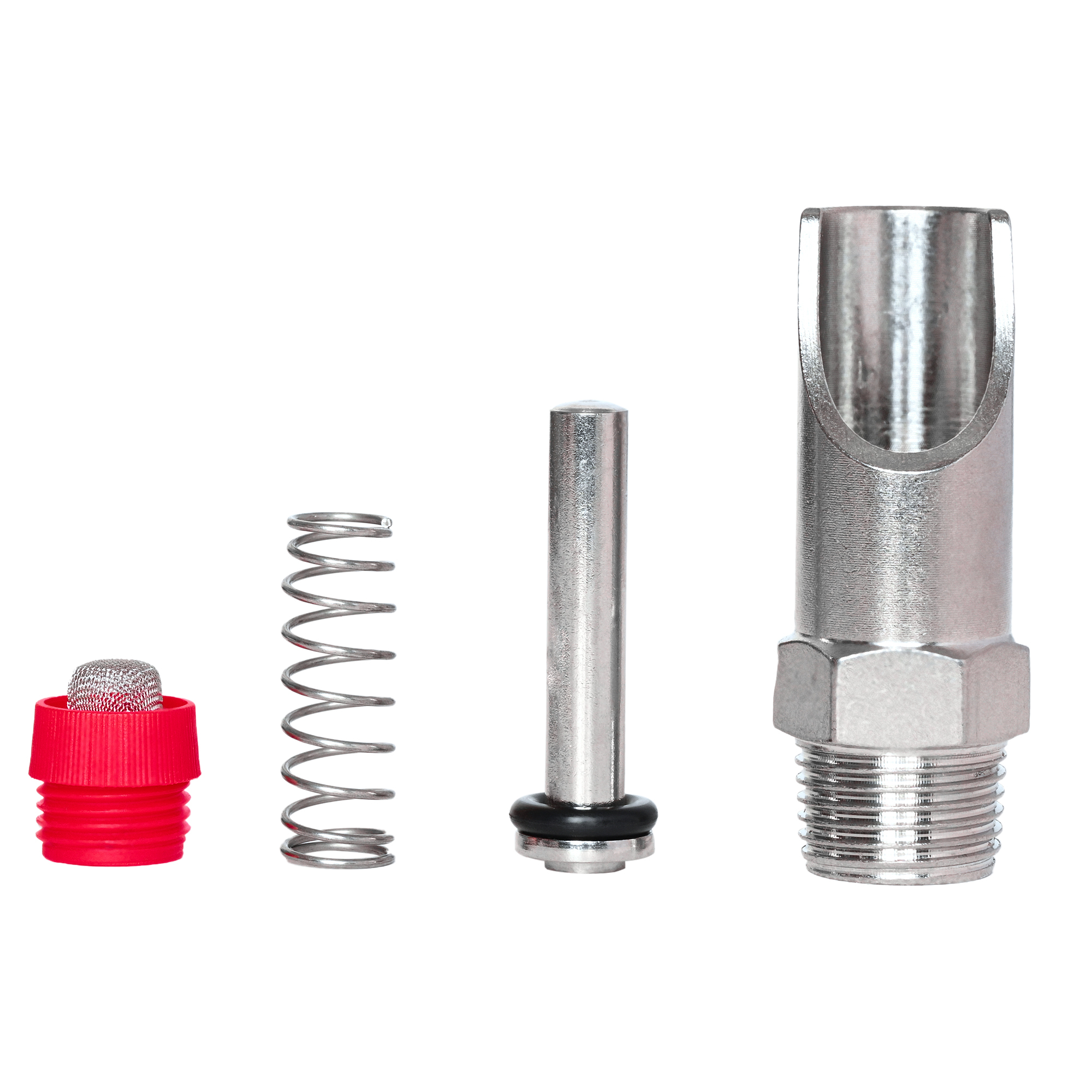 Pig Water Nipple Big Hex (Filter Cap) - Steel Material, Standard Size, Gray Color | Automatic Drinker With Adjustable Height For Optimal Water Access