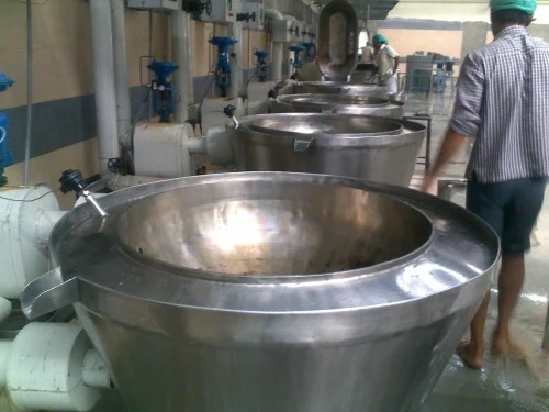 नमकीन कड़ाही बनाने की मशीन औद्योगिक
