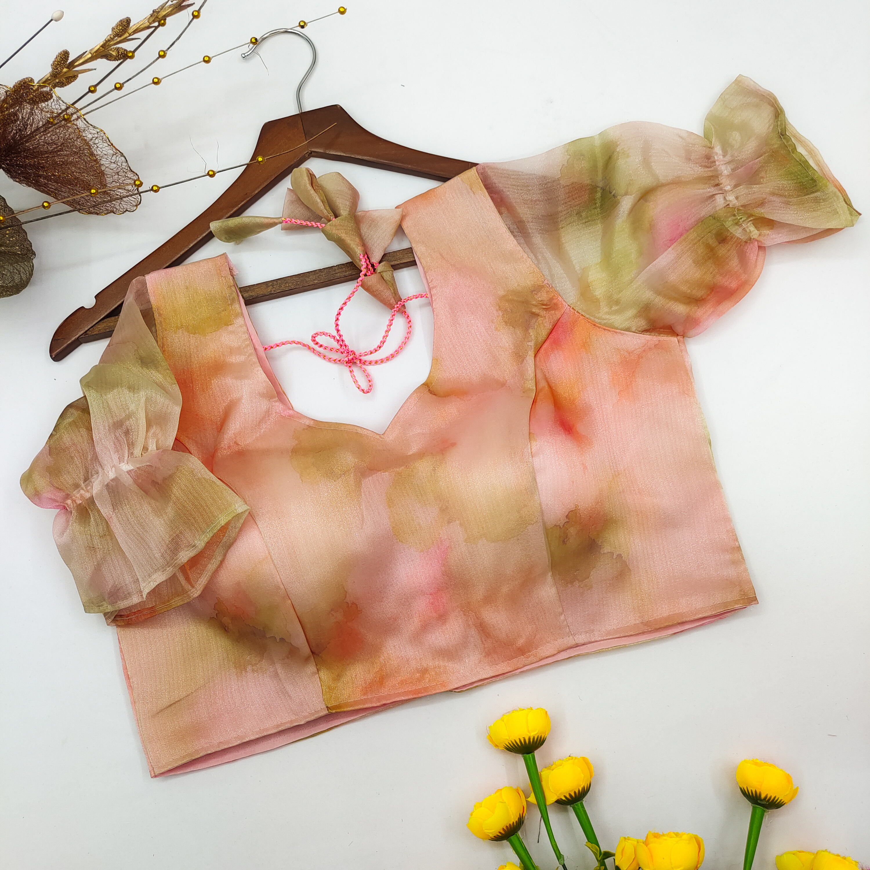 Organza Blouse For Women Age Group: Grouping 1