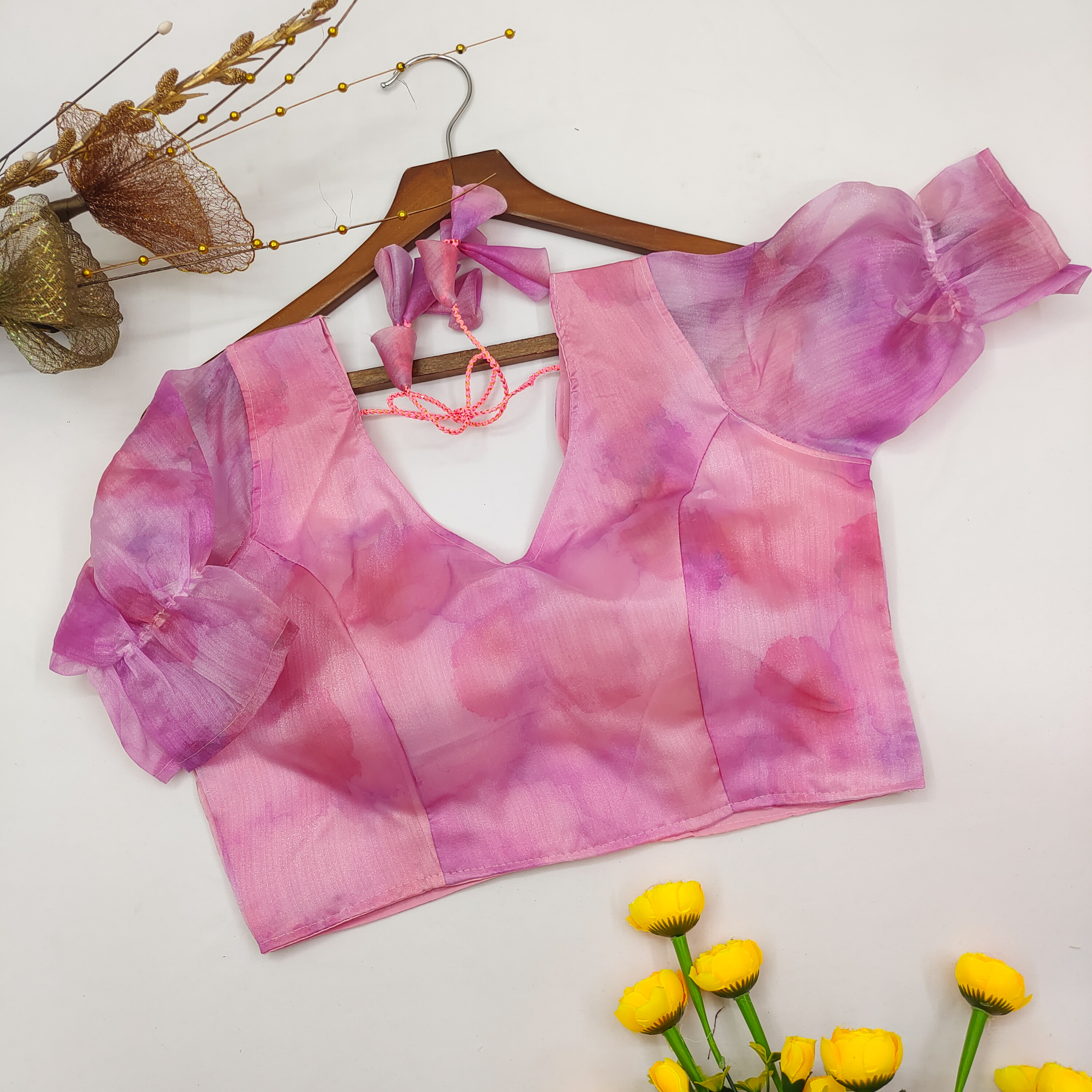 Organza Blouse For Women Age Group: Grouping 1