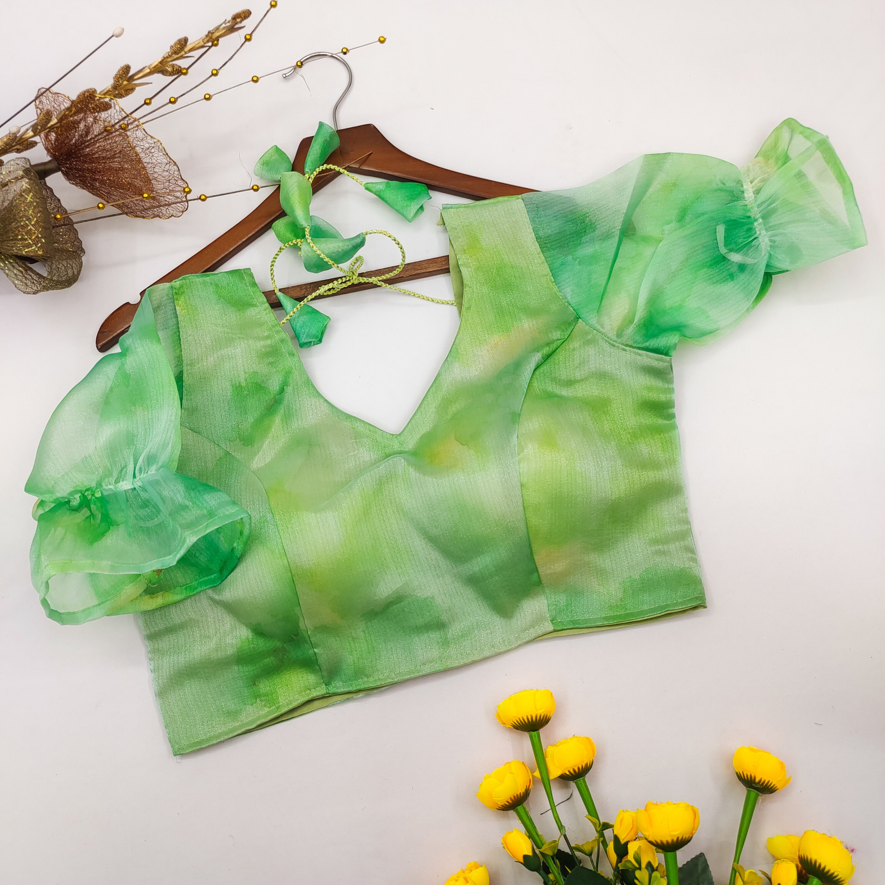 Organza Blouse For Women Age Group: Grouping 1