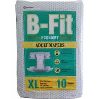 B Fit Economy Adult Diapers XL Extra large
