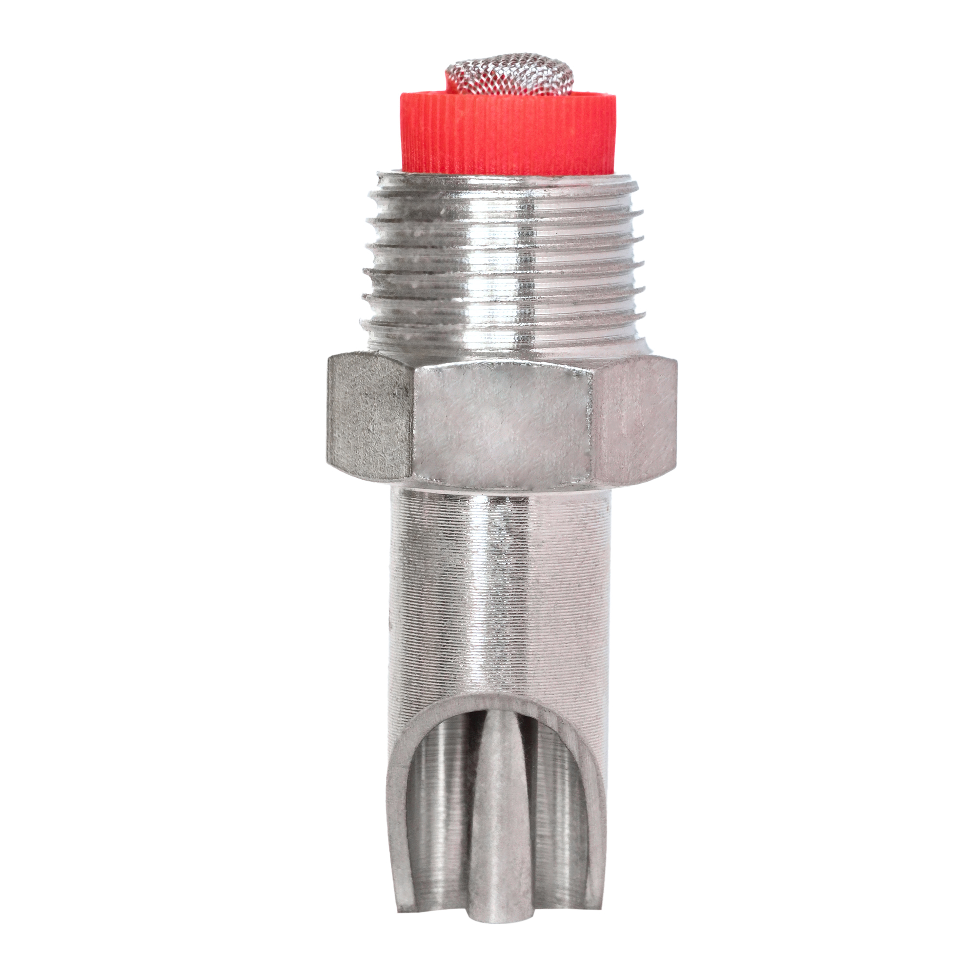 Pig Water Nipple Small Hex (Filter Cap) - Stainless Steel 12 Inch Size Gray Color | Automatic Water Flow System Rust-proof And Corrosion-resistant