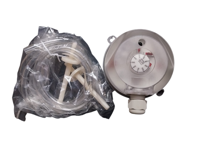 Gemtech Model 930.85 Range 500 - 2500 Pa Differential Pressure Switch - Color: Gray