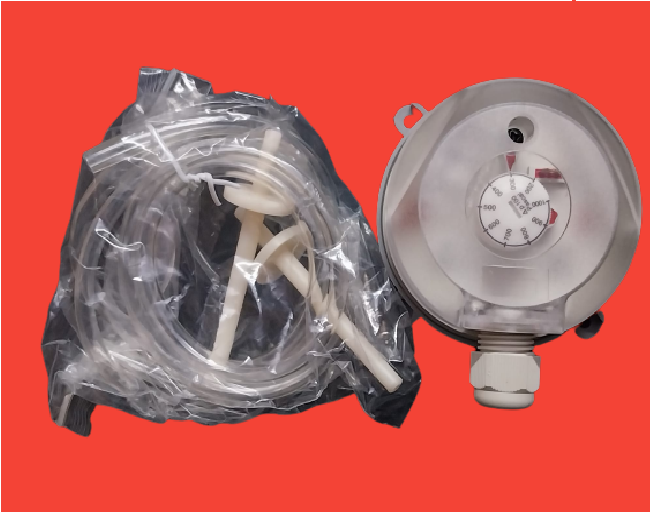 Gemtech Model 930.85 Range 500 - 2500 Pa Differential Pressure Switch - Color: Gray