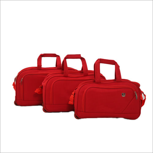 Mine Luggage Bag Two Wheels Red Design: Modern